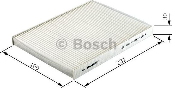 BOSCH 1 987 432 039 - Filtr, wentylacja przestrzeni pasażerskiej parts5.com