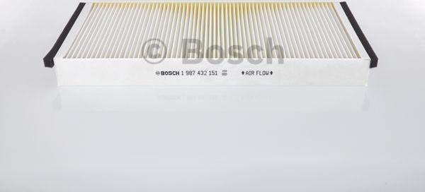 BOSCH 1 987 432 151 - Filtr, vzduch v interiéru parts5.com