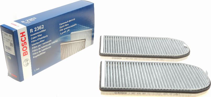 BOSCH 1 987 432 362 - Filtro, aire habitáculo parts5.com