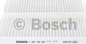 BOSCH 1 987 432 220 - Filtar, zrak unutarnjeg prostora parts5.com