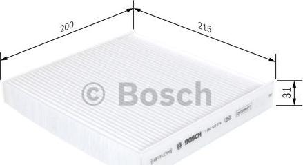 BOSCH 1 987 432 274 - Suodatin, sisäilma parts5.com