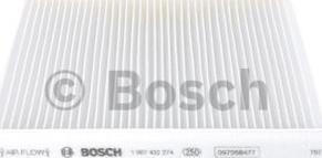 BOSCH 1 987 432 274 - Suodatin, sisäilma parts5.com