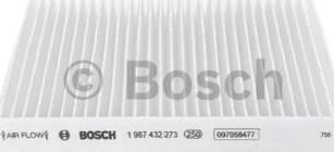 BOSCH 1 987 432 273 - Filter,salongiõhk parts5.com