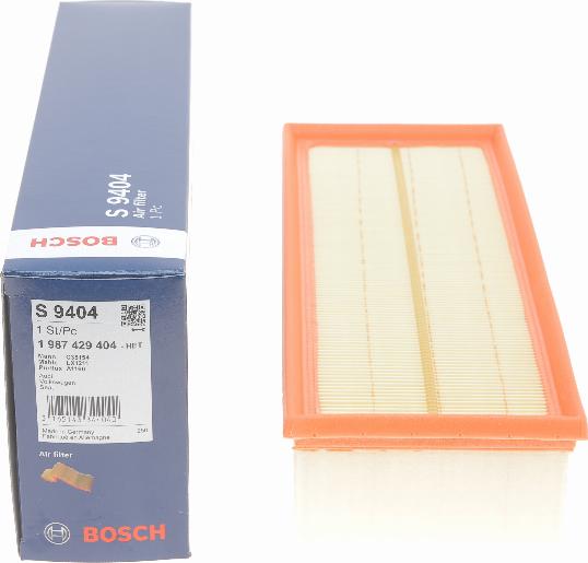 BOSCH 1 987 429 404 - Vzduchový filter parts5.com