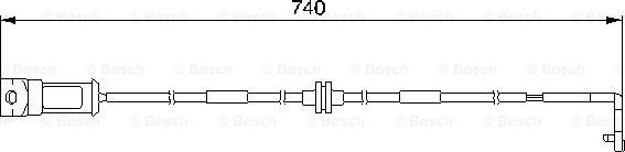 BOSCH 1 987 474 934 - Opozorilni kontakt, obraba zavorne obloge parts5.com