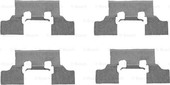 BOSCH 1 987 474 412 - Kit de accesorios, pastillas de frenos parts5.com