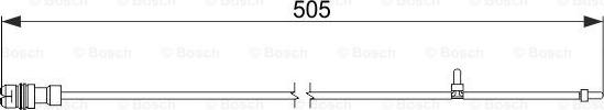 BOSCH 1 987 474 593 - Contact d'avertissement, usure des plaquettes de frein parts5.com