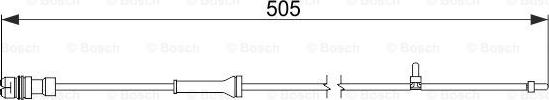 BOSCH 1 987 474 592 - Contact d'avertissement, usure des plaquettes de frein parts5.com