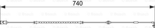 BOSCH 1 987 474 587 - Warning Contact, brake pad wear parts5.com