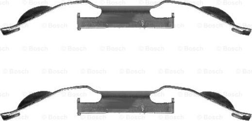 BOSCH 1 987 474 306 - Kit de accesorios, pastillas de frenos parts5.com