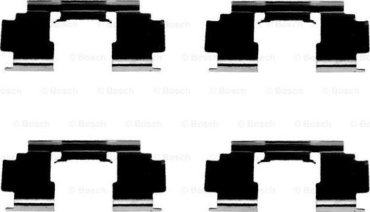 BOSCH 1 987 474 324 - Set accesorii, placute frana parts5.com