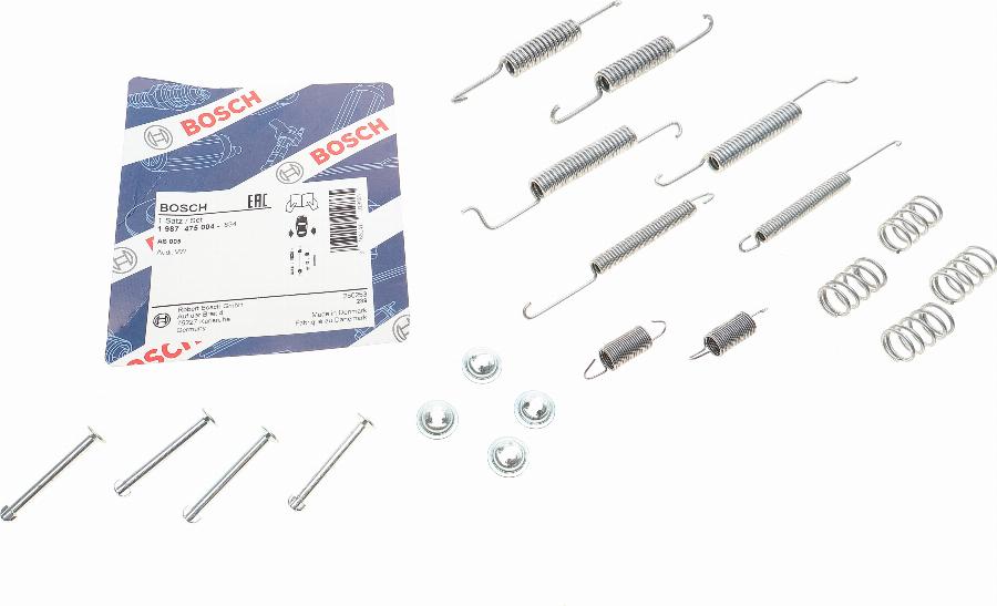 BOSCH 1 987 475 004 - Kompletni pribor, zavorna celjust parts5.com