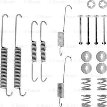 BOSCH 1 987 475 256 - Komplet pribora, kočne papuče parts5.com