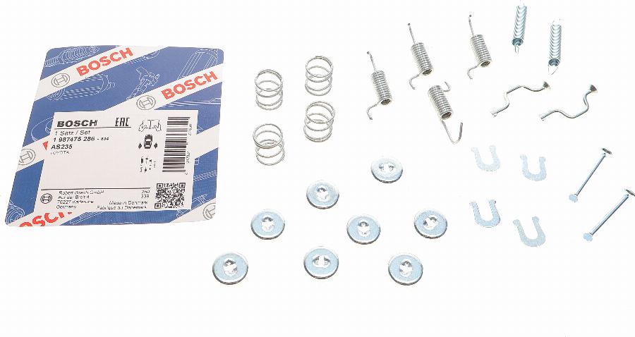 BOSCH 1 987 475 286 - Komplet pribora, kočione papuče ručne kočnice parts5.com