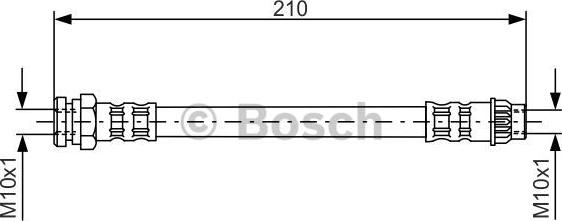 BOSCH 1 987 476 913 - Przewód hamulcowy elastyczny parts5.com