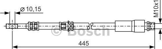 BOSCH 1 987 476 455 - Tubo flexible de frenos parts5.com