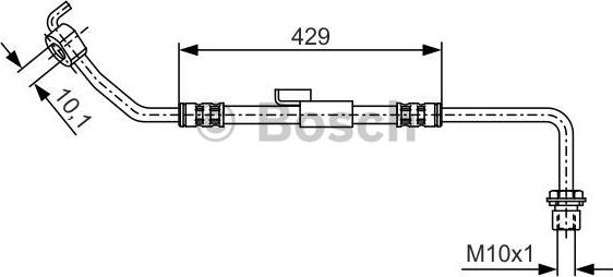 BOSCH 1 987 476 510 - Furtun frana parts5.com