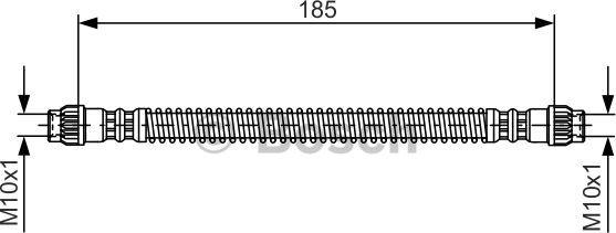 BOSCH 1 987 476 670 - Pidurivoolik parts5.com