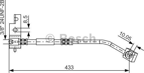 BOSCH 1 987 476 149 - Furtun frana parts5.com