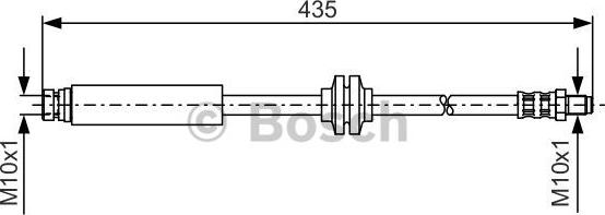 BOSCH 1 987 476 182 - Brake Hose parts5.com