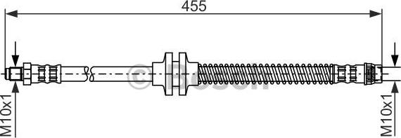 BOSCH 1 987 476 126 - Fékcső parts5.com