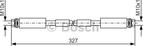 BOSCH 1 987 476 856 - Тормозной шланг parts5.com