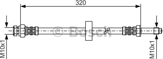 BOSCH 1 987 476 317 - Fren hortumu parts5.com