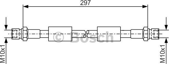 BOSCH 1 987 476 380 - Pidurivoolik parts5.com