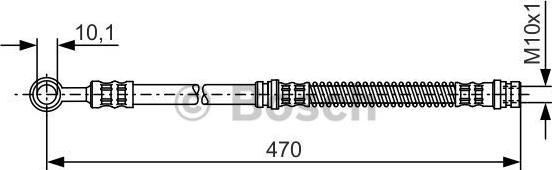 BOSCH 1 987 476 775 - Brake Hose parts5.com