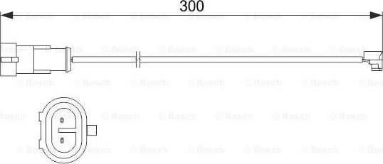 BOSCH 1 987 473 535 - Signalni kontakt, istrošenost kočne obloge parts5.com