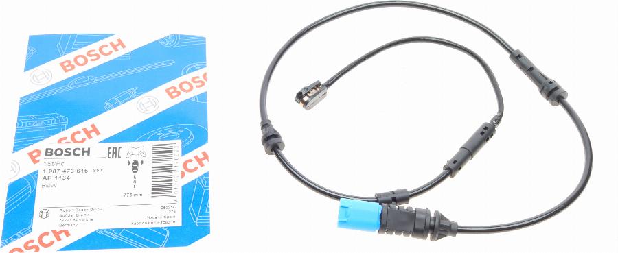 BOSCH 1 987 473 616 - Signalni kontakt, istrošenost kočne obloge parts5.com