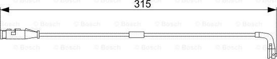 BOSCH 1 987 473 039 - Signalni kontakt, trošenje kočione pločice parts5.com