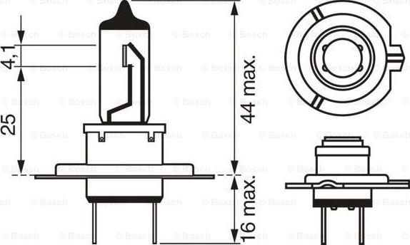 BOSCH 1 987 301 441 - Bulb, spotlight parts5.com