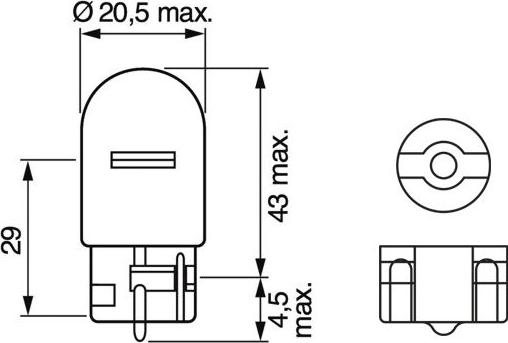 BOSCH 1 987 301 096 - Hõõgpirn, Suunatuli parts5.com