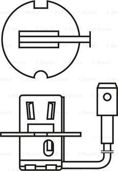 BOSCH 1 987 301 006 - Крушка с нагреваема жичка, фар за дълги светлини parts5.com