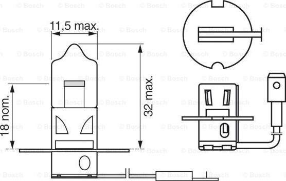 BOSCH 1 987 301 006 - Bulb, spotlight parts5.com