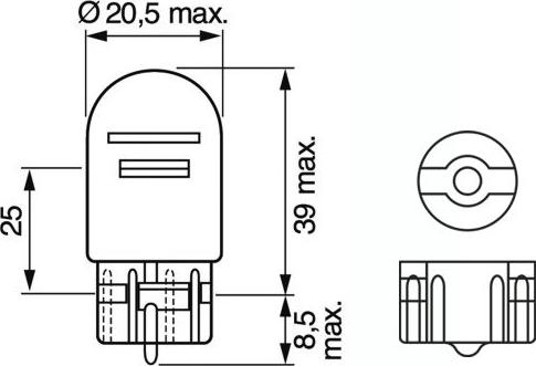 BOSCH 1 987 301 079 - Λυχνία, φλας parts5.com