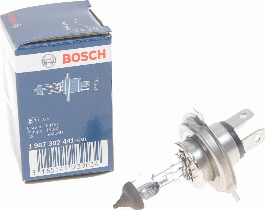 BOSCH 1 987 302 441 - Лампа накаливания, фара дальнего света parts5.com