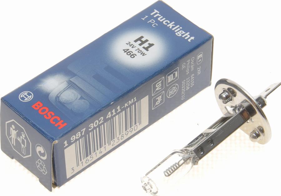 BOSCH 1 987 302 411 - Izzó, távfényszóró parts5.com