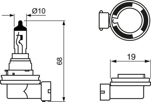 BOSCH 1 987 302 089 - Hõõgpirn,udutuled parts5.com