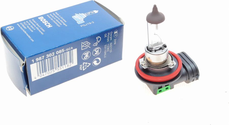 BOSCH 1 987 302 085 - Lámpara, faro de carretera parts5.com