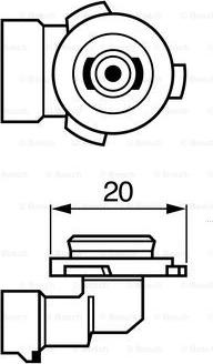 BOSCH 1 987 302 083 - Lámpara, faro antiniebla parts5.com