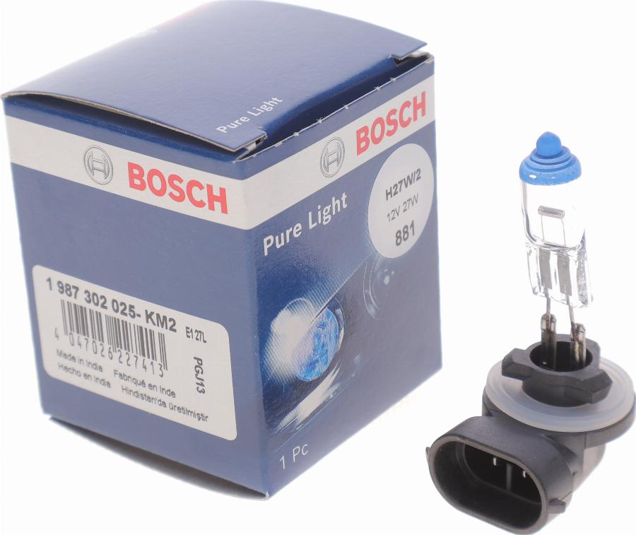 BOSCH 1 987 302 025 - Ampoule, projecteur antibrouillard parts5.com