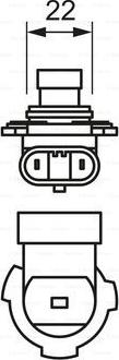 BOSCH 1 987 302 026 - Bec, far faza lunga parts5.com