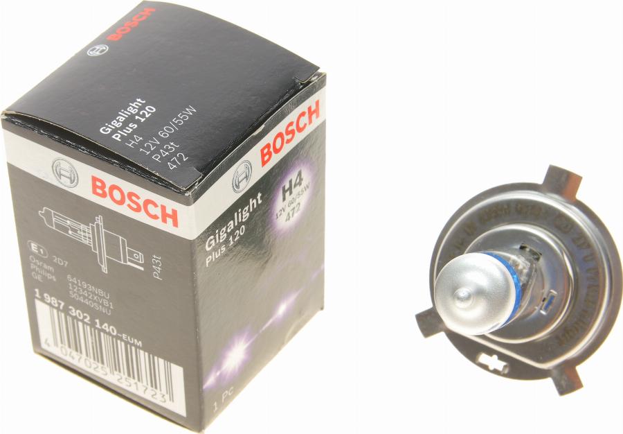 BOSCH 1 987 302 140 - Лампа накаливания parts5.com