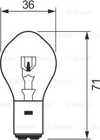 BOSCH 1 987 302 105 - Izzó, főfényszóró parts5.com