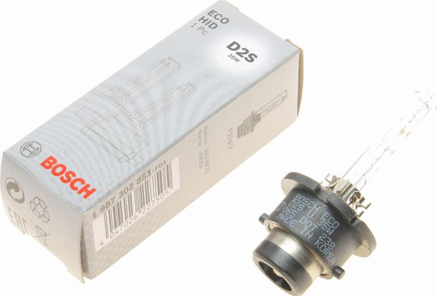 BOSCH 1 987 302 851 - Żarówka, reflektor parts5.com