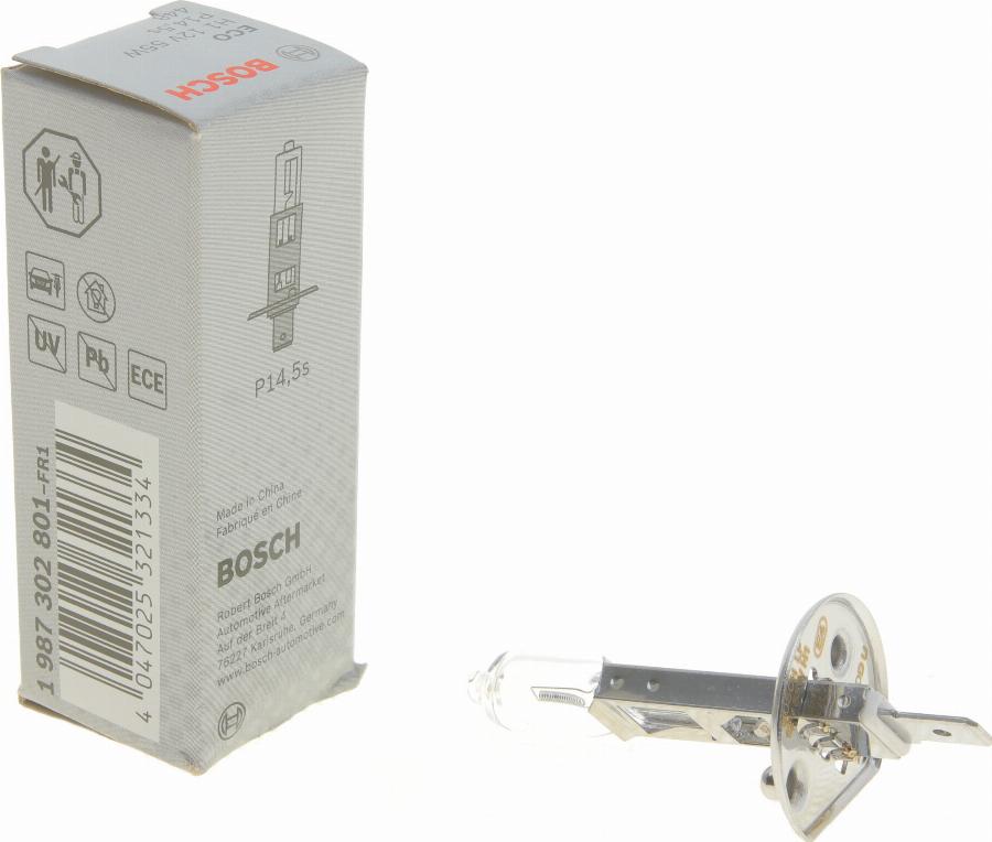 BOSCH 1 987 302 801 - Lámpara, faro de carretera parts5.com