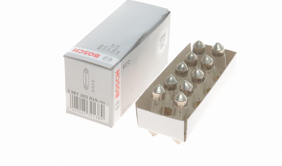 BOSCH 1 987 302 810 - Ampoule, feu éclaireur de plaque parts5.com