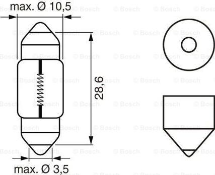 BOSCH 1 987 302 227 - Żiarovka parts5.com